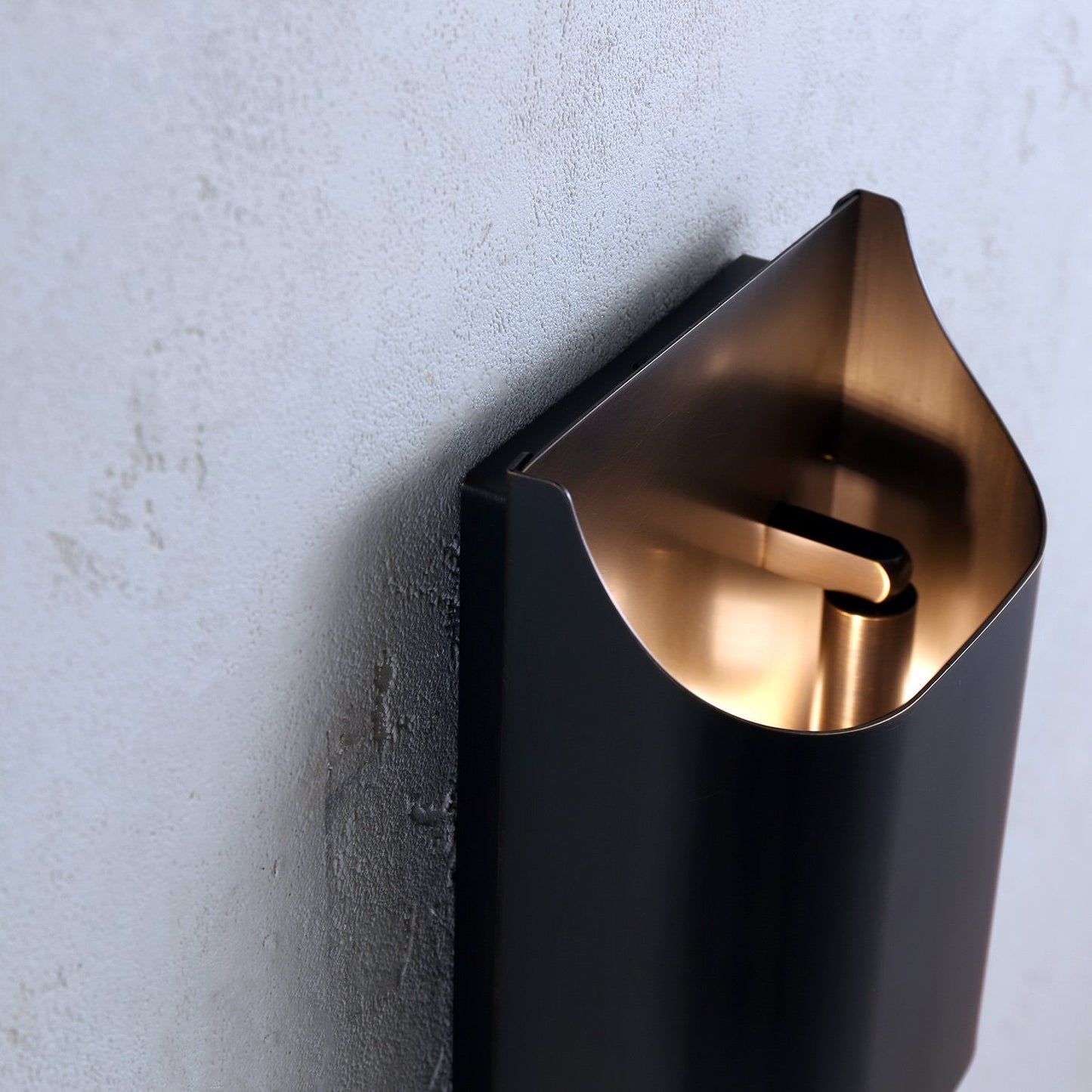Arc Fold Brass Wall Sconce
