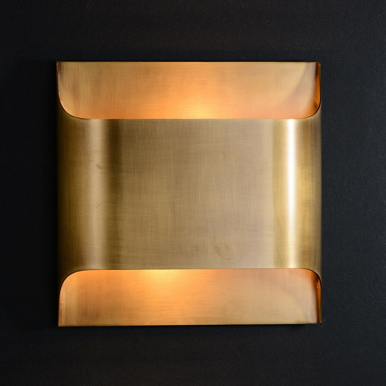 Arc Fold Brass Wall Sconce