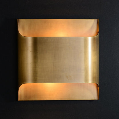 Arc Fold Brass Wall Sconce