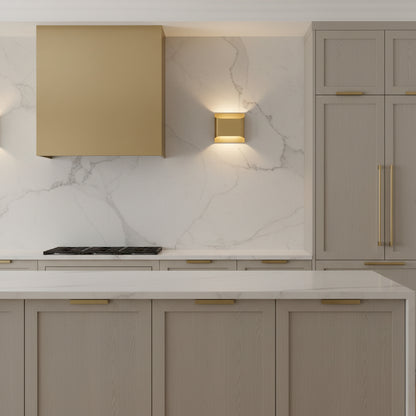 Arc Fold Brass Wall Sconce