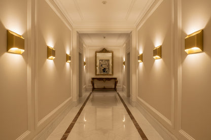 Arc Fold Brass Wall Sconce