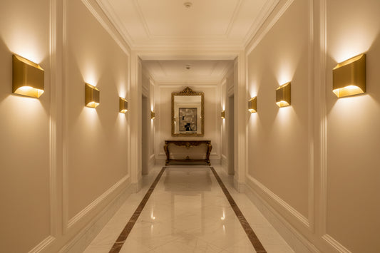Arc Fold Brass Wall Sconce