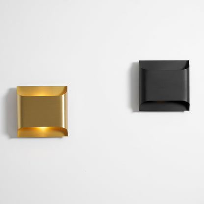 Arc Fold Brass Wall Sconce