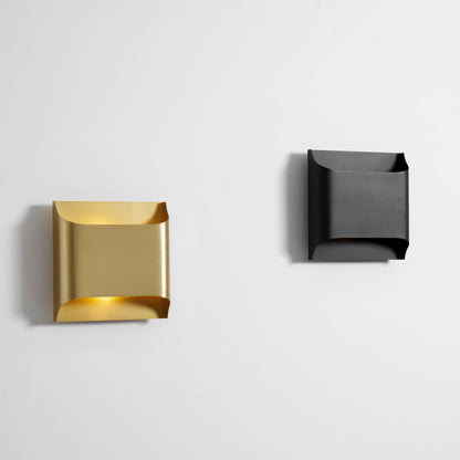Arc Fold Brass Wall Sconce