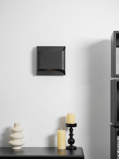 Arc Fold Brass Wall Sconce