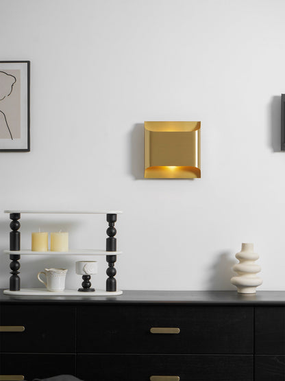 Arc Fold Brass Wall Sconce