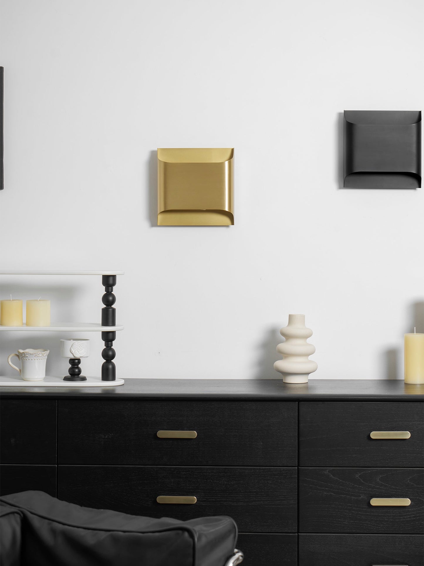 Arc Fold Brass Wall Sconce