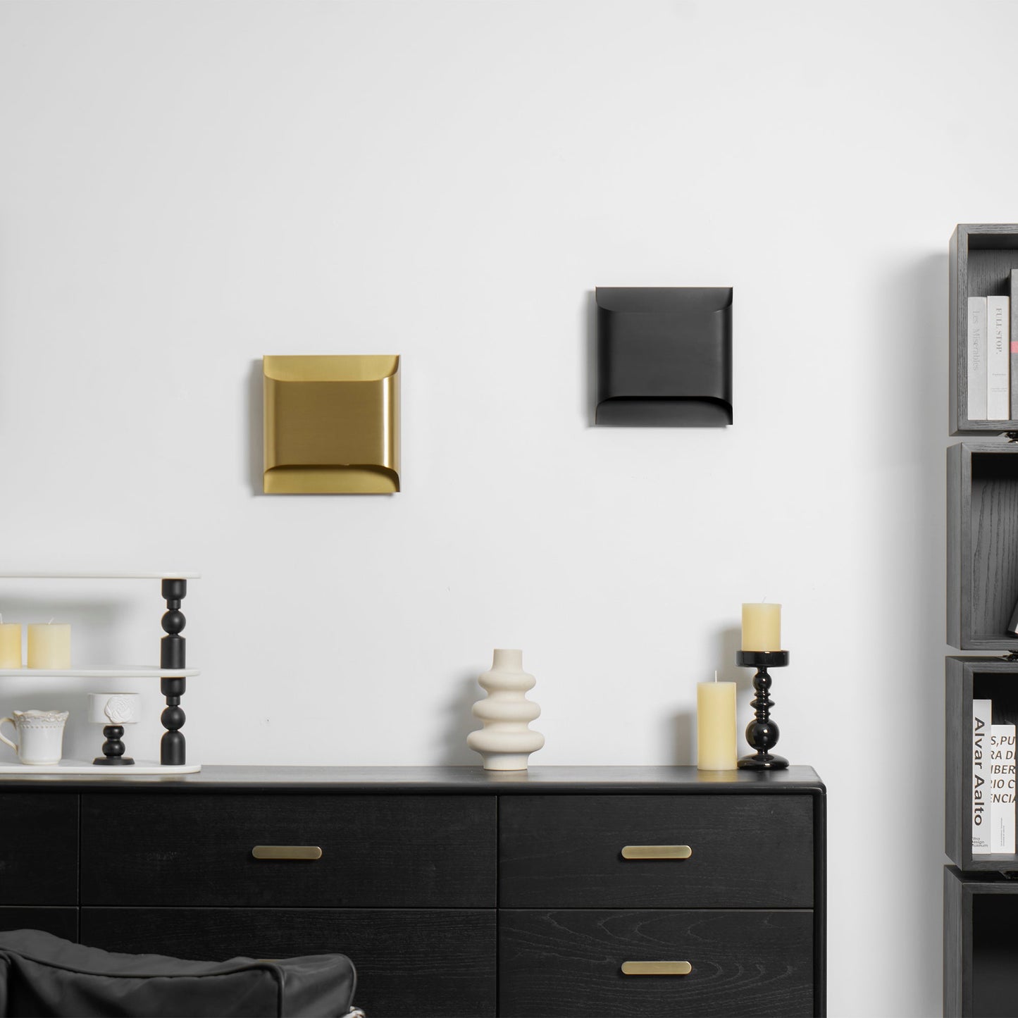 Arc Fold Brass Wall Sconce