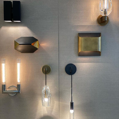 Arc Fold Brass Wall Sconce