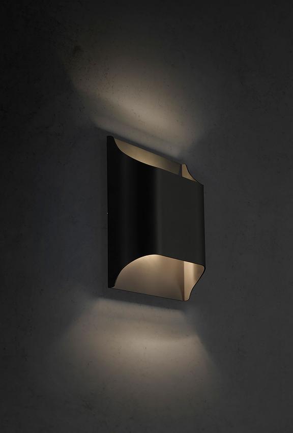 Arc Fold Brass Wall Sconce