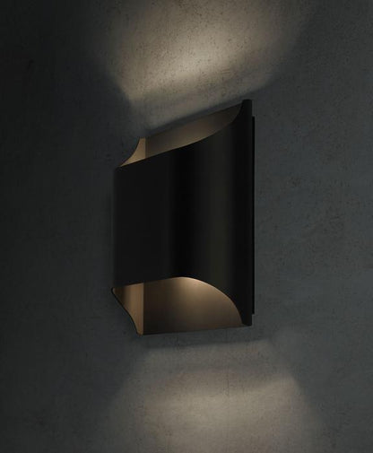 Arc Fold Brass Wall Sconce