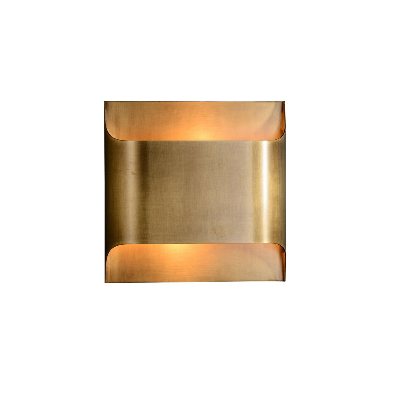 Arc Fold Brass Wall Sconce