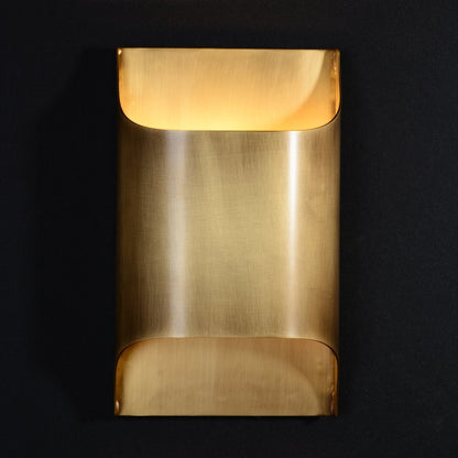 Arc Fold Brass Wall Sconce