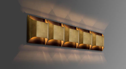 Arc Fold Brass Wall Sconce