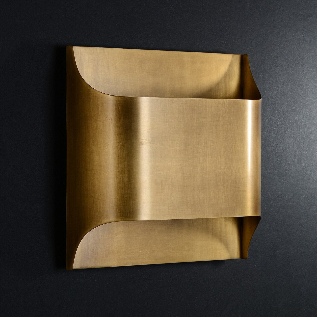 Arc Fold Brass Wall Sconce