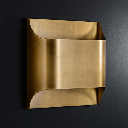 Arc Fold Brass Wall Sconce