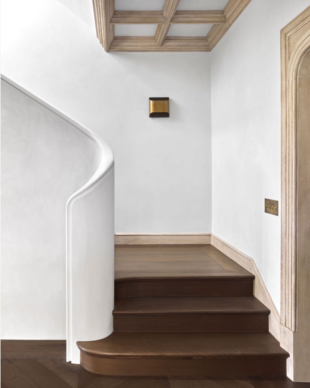 Arc Fold Brass Wall Sconce