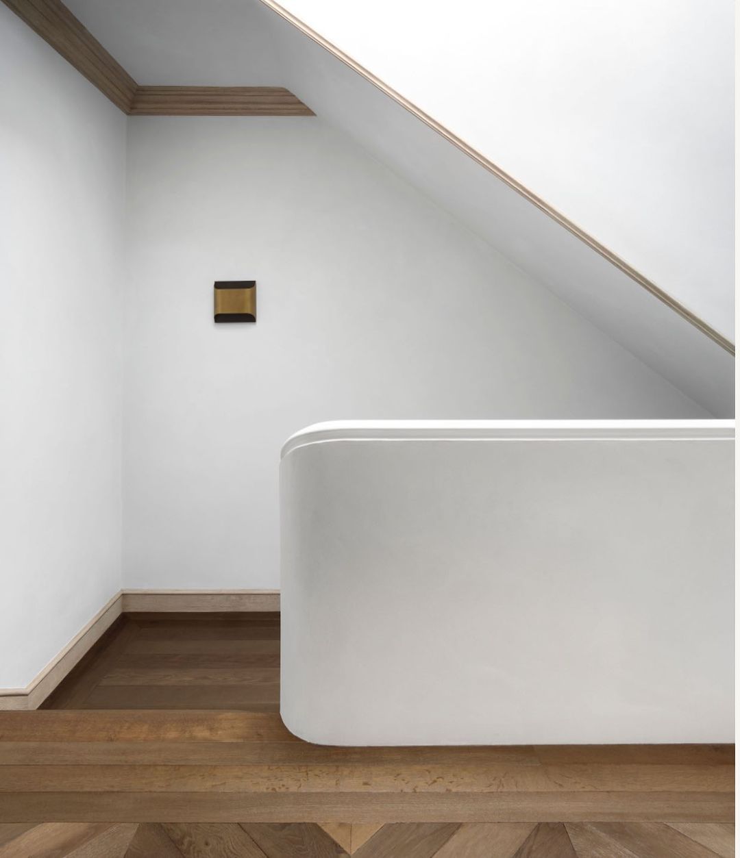 Arc Fold Brass Wall Sconce