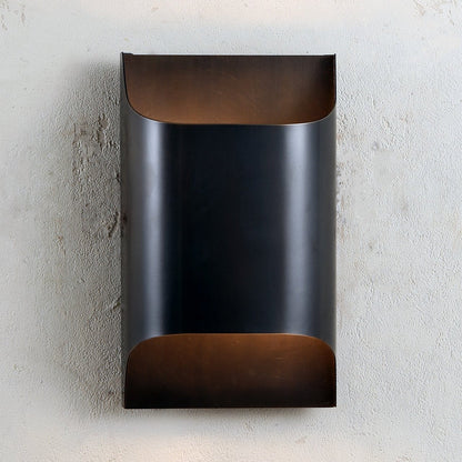 Arc Fold Brass Wall Sconce