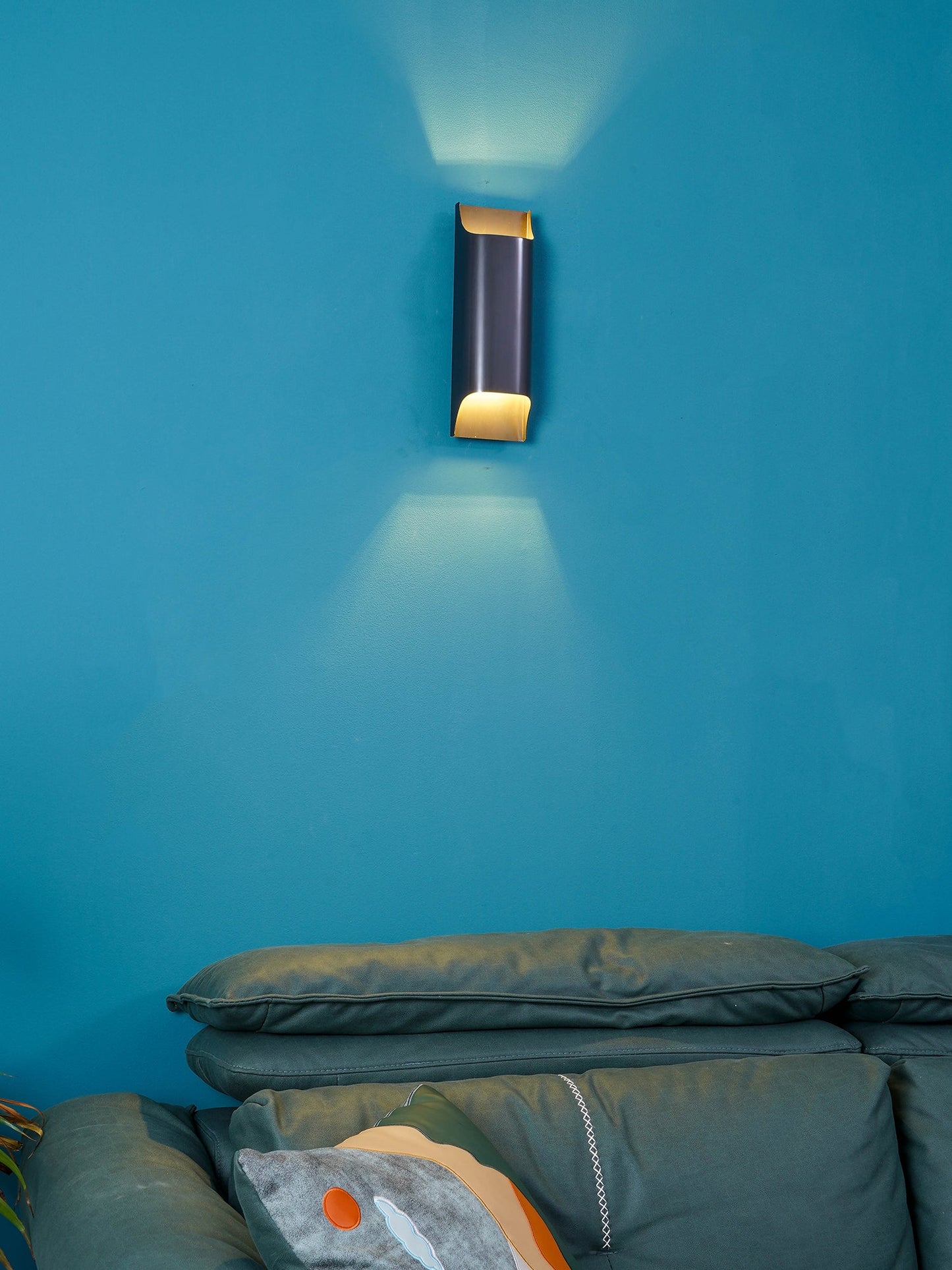 Arc Fold Brass Wall Sconce