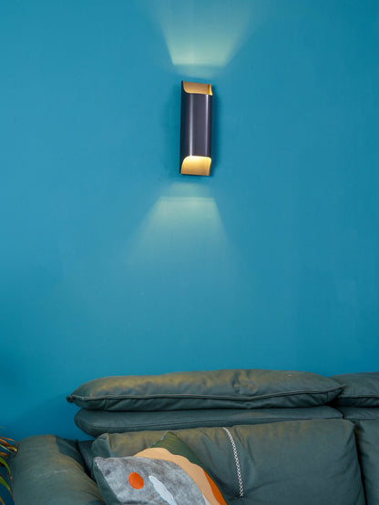 Arc Fold Brass Wall Sconce