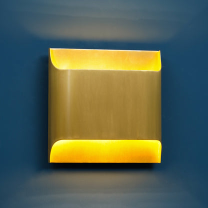 Arc Fold Brass Wall Sconce