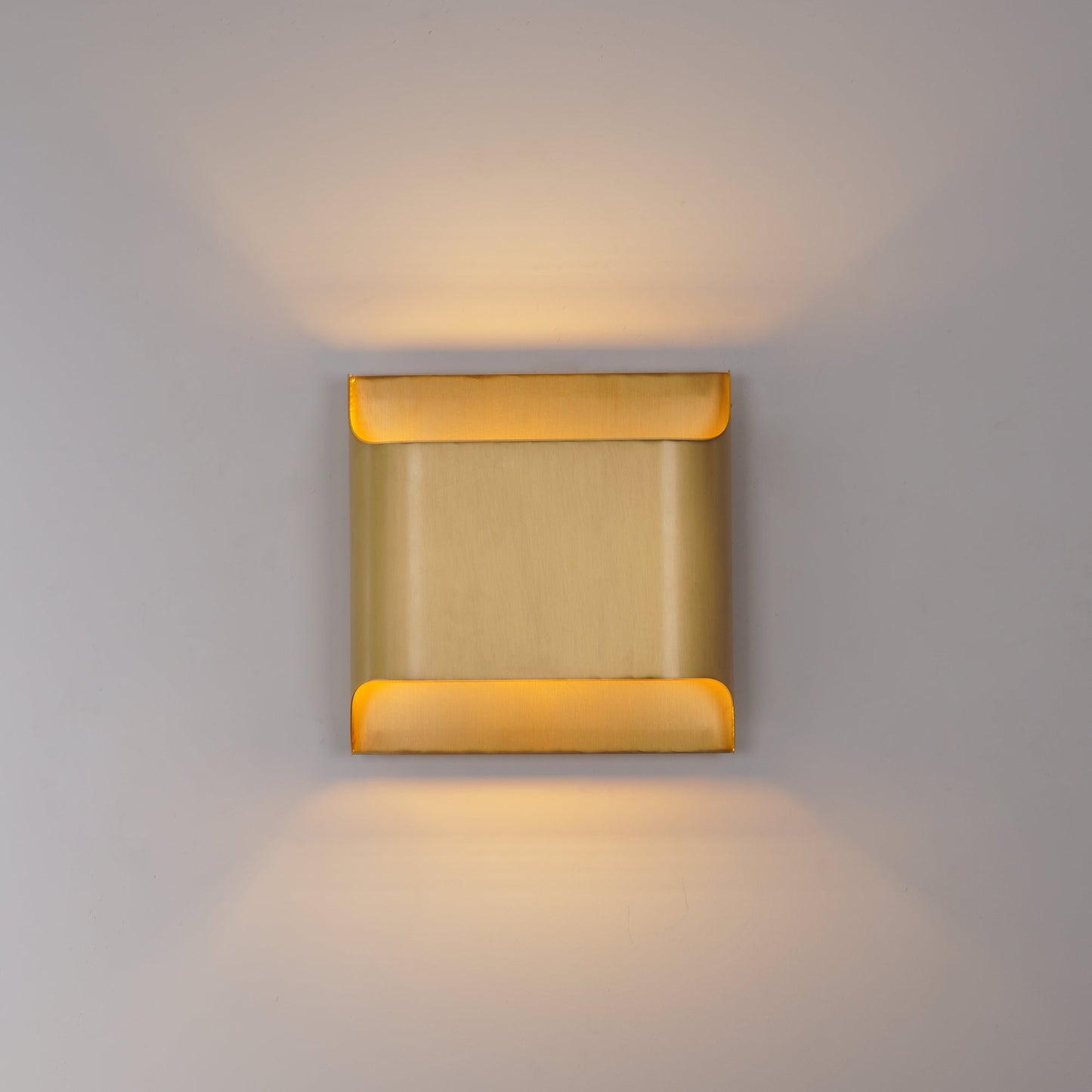 Arc Fold Brass Wall Sconce