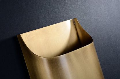 Arc Fold Brass Wall Sconce