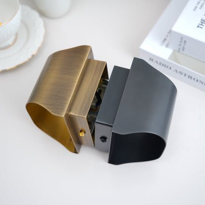Arc Fold Brass Wall Sconce