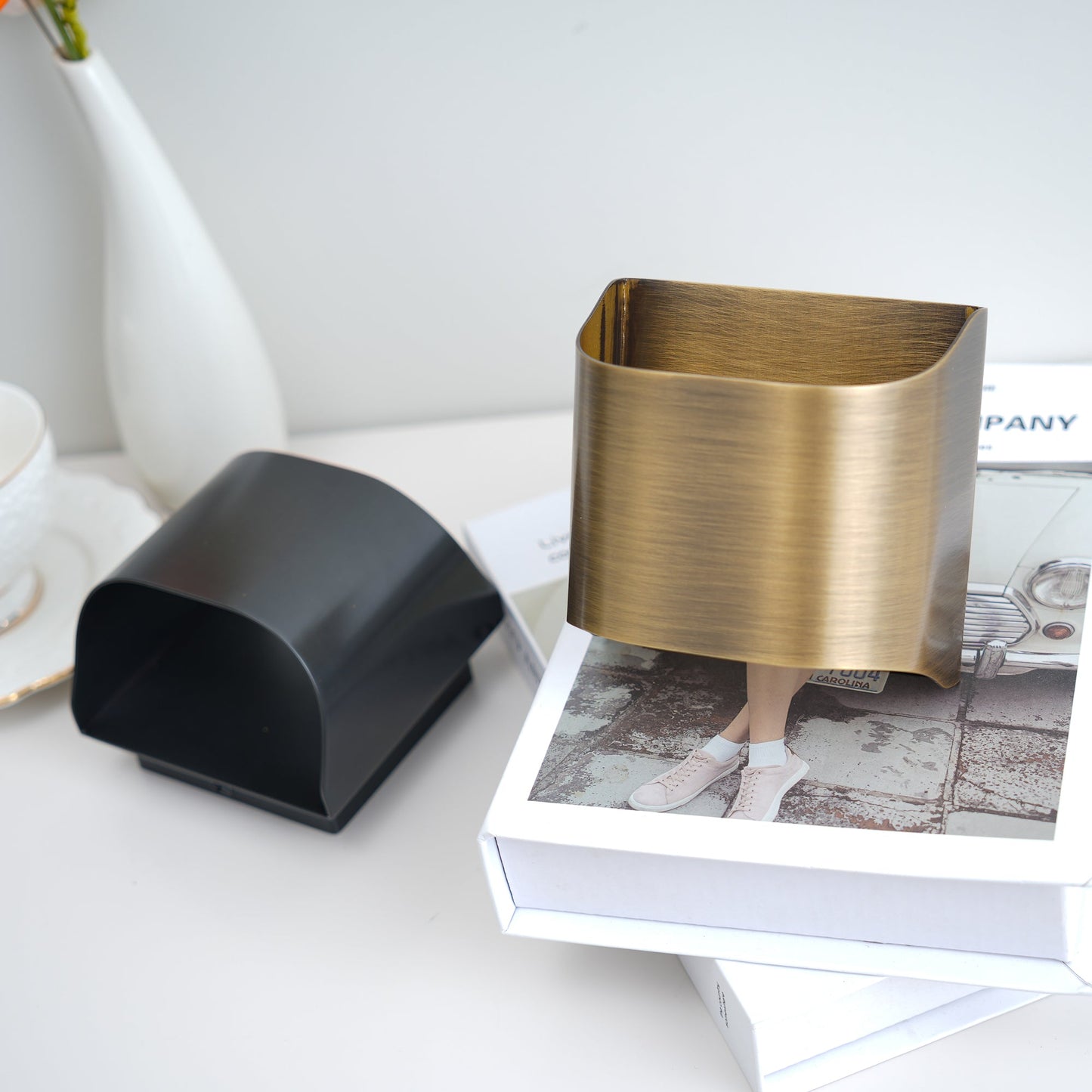 Arc Fold Brass Wall Sconce