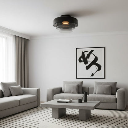 Levels Glass Ceiling Lamp