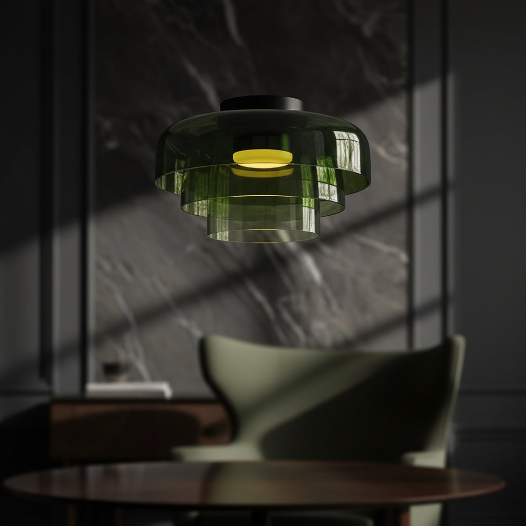 Levels Glass Ceiling Lamp