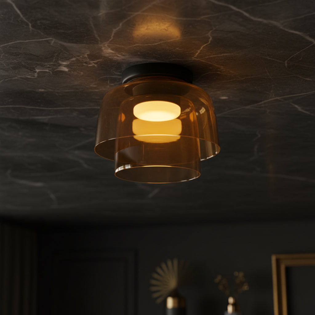 Levels Glass Ceiling Lamp