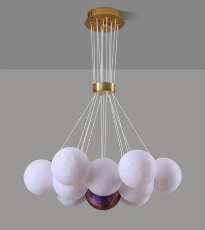 Celestia Moon Cluster Pendant