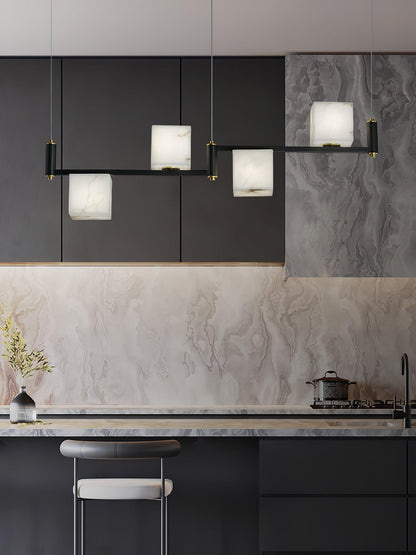 SCRIGNO Alabaster Box Chandelier