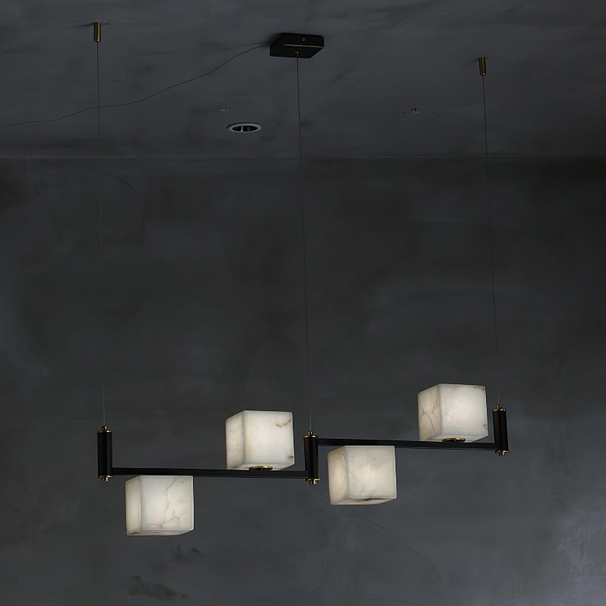 SCRIGNO Alabaster Box Chandelier