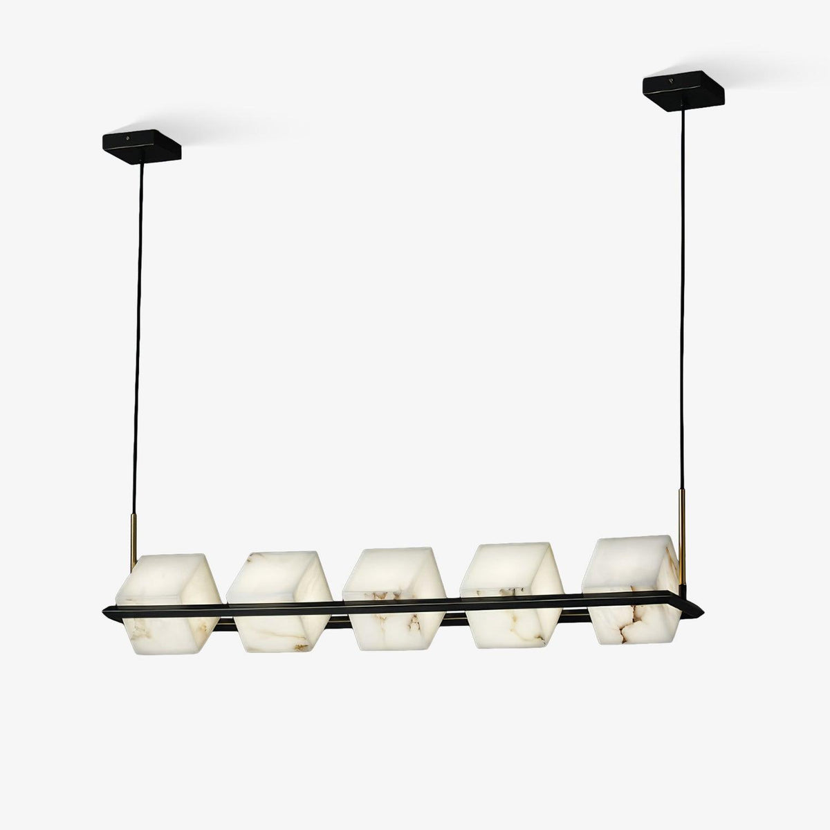 SCRIGNO Alabaster Box Chandelier