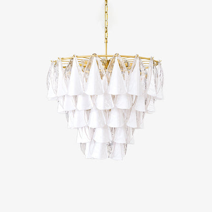 Aurora Petal Glass Chandelier