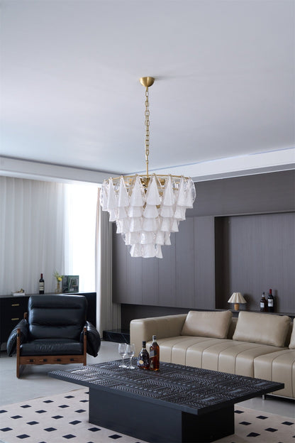 Aurora Petal Glass Chandelier