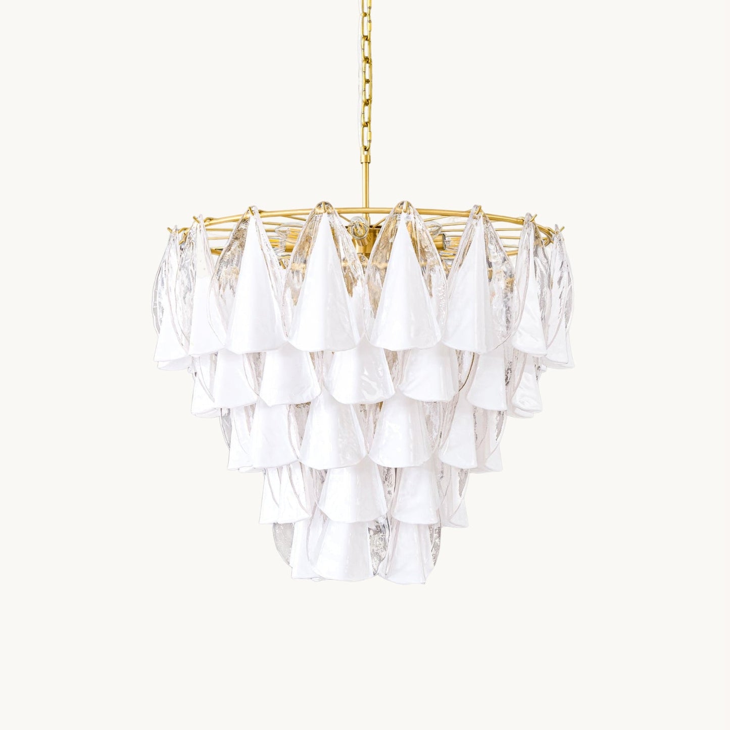 Aurora Petal Glass Chandelier