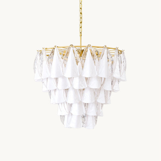 Aurora Petal Glass Chandelier