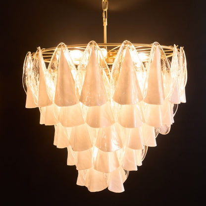 Aurora Petal Glass Chandelier