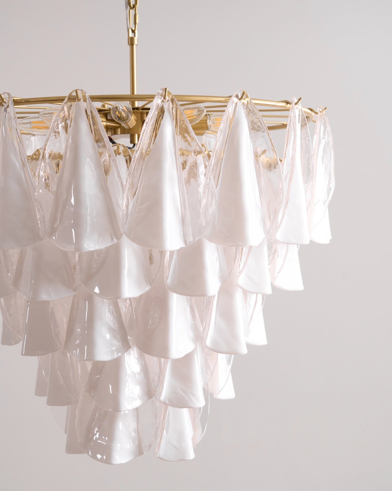 Aurora Petal Glass Chandelier
