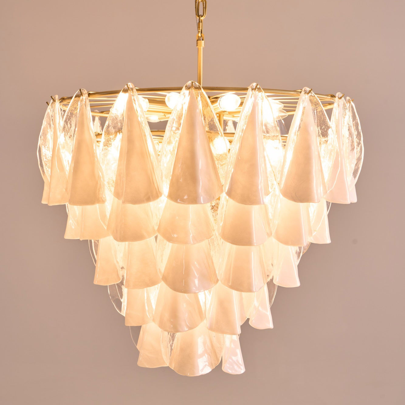 Aurora Petal Glass Chandelier