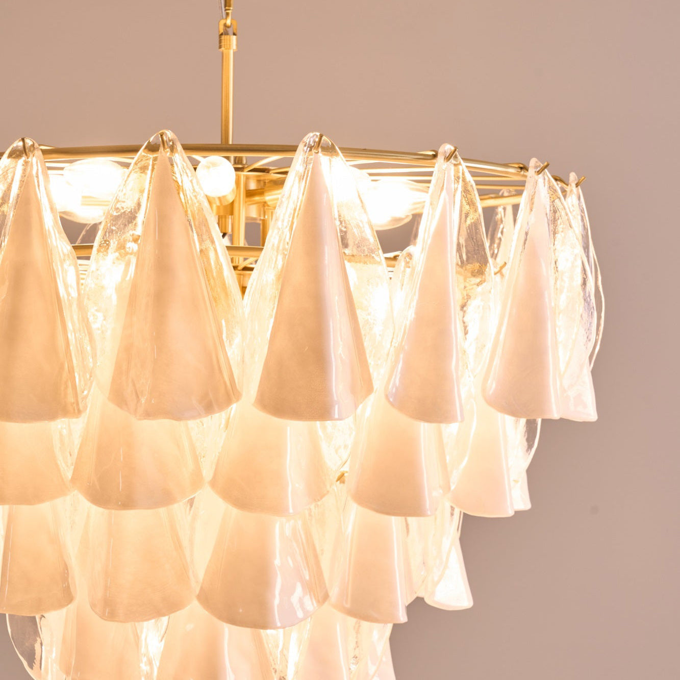 Aurora Petal Glass Chandelier