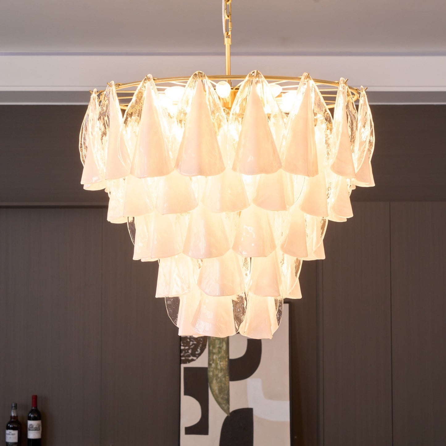 Aurora Petal Glass Chandelier