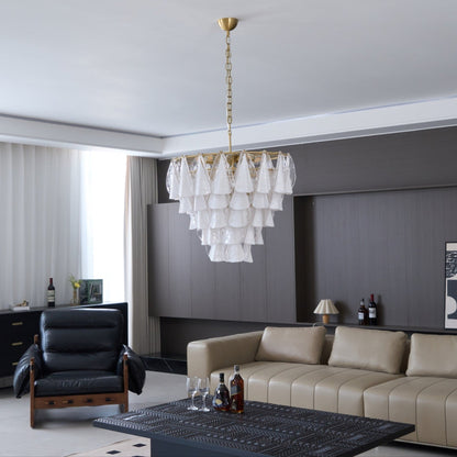 Aurora Petal Glass Chandelier