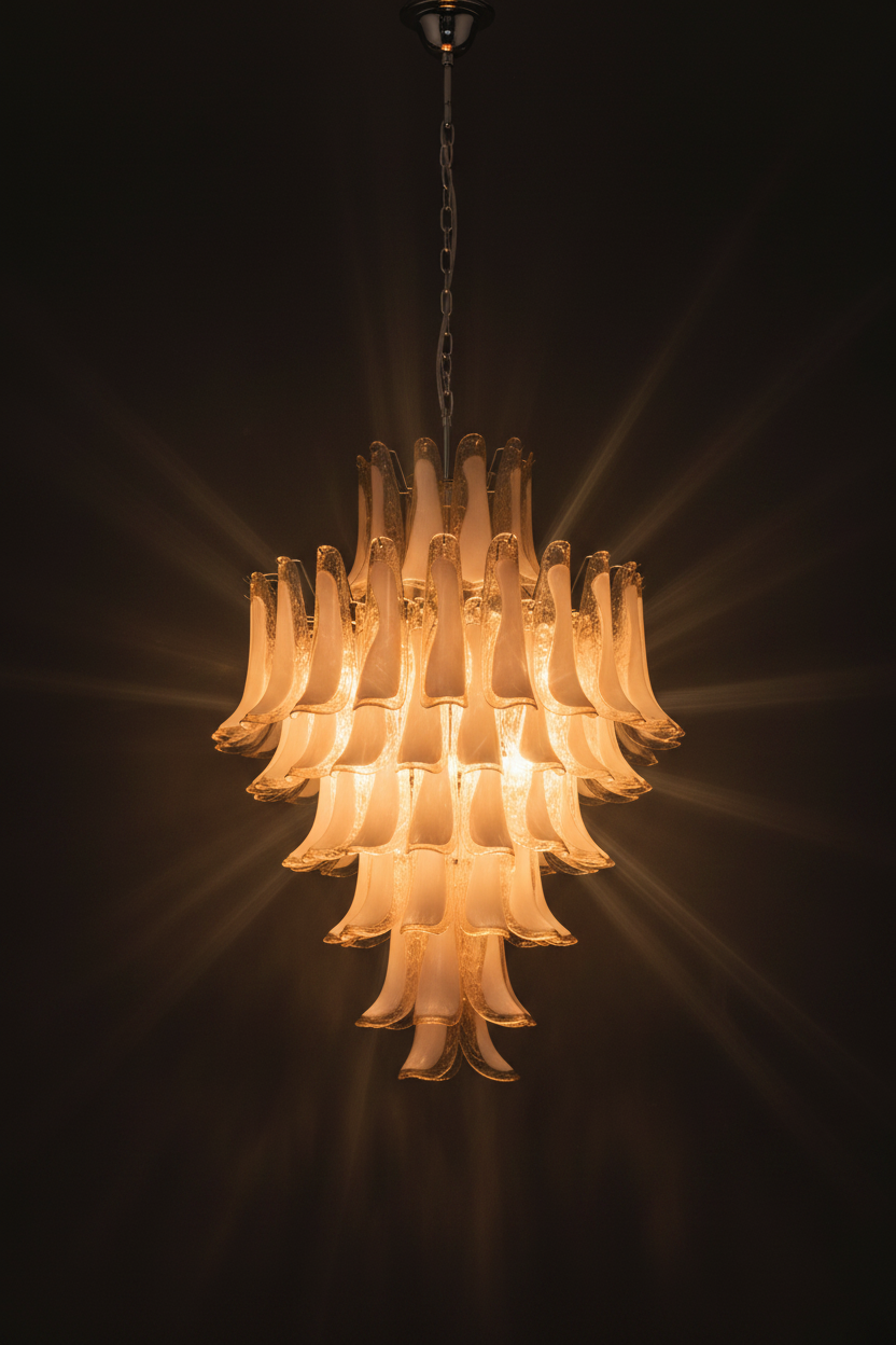 Mazzega Petals Chandelier