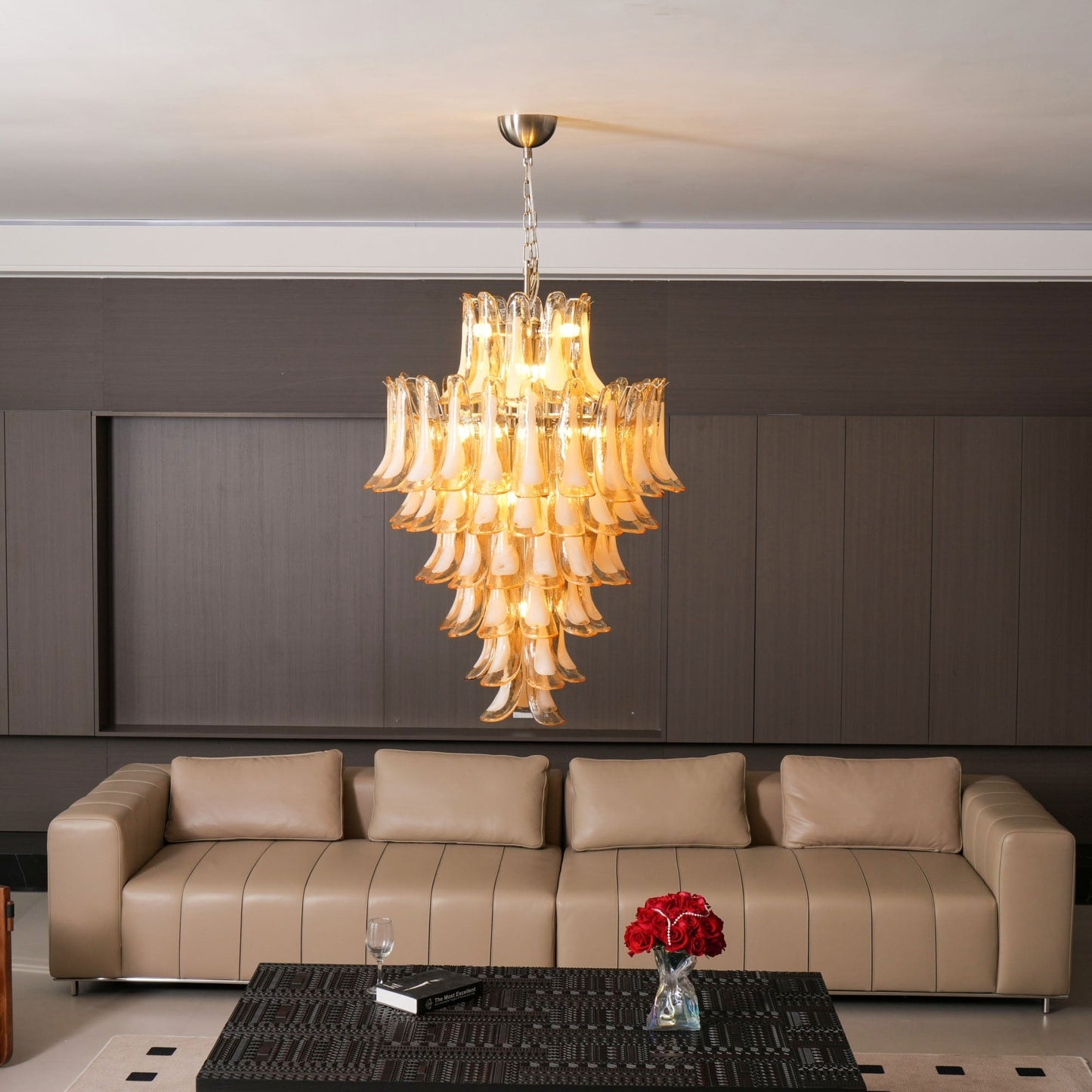 Mazzega Petals Chandelier