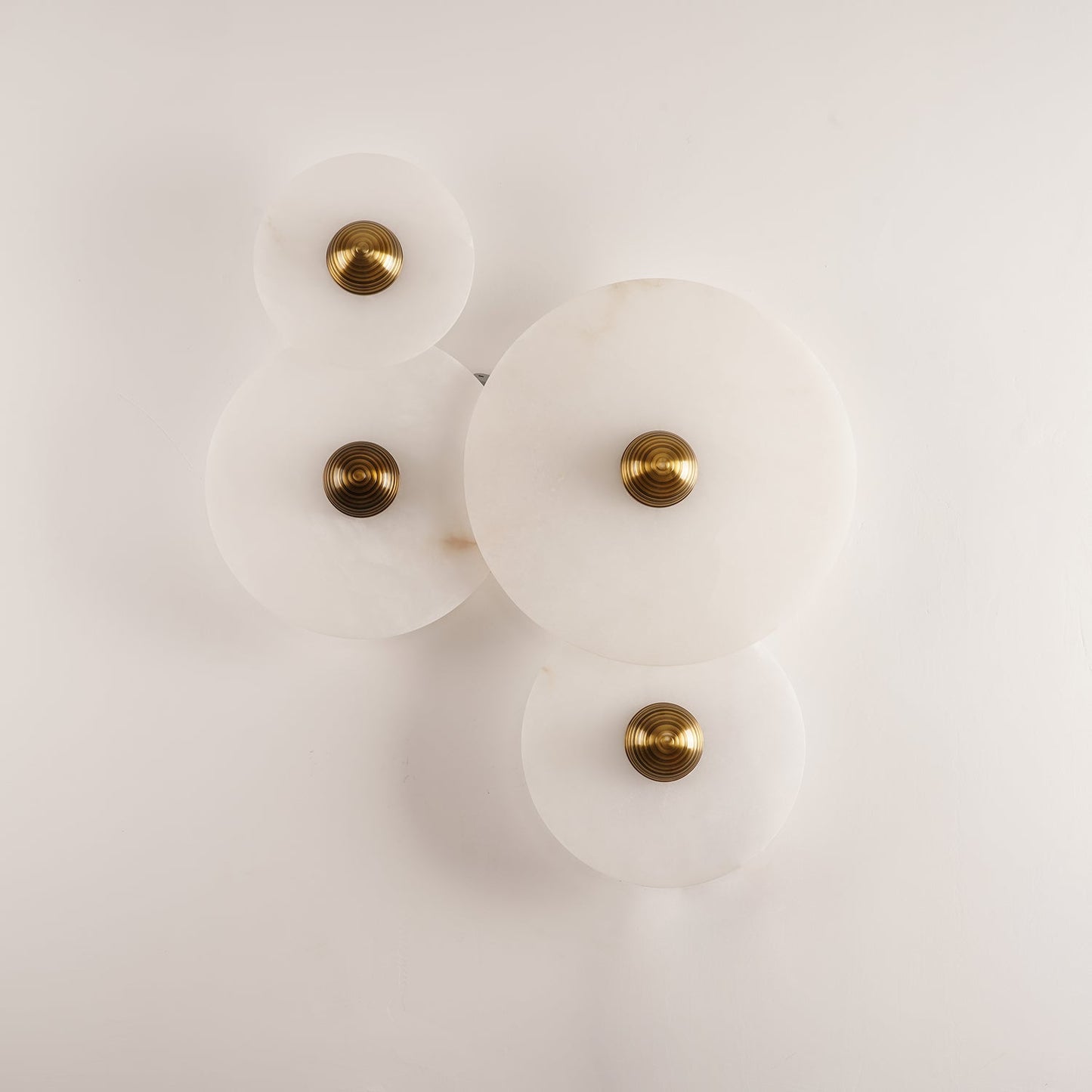 Median Alabaster  Sconce